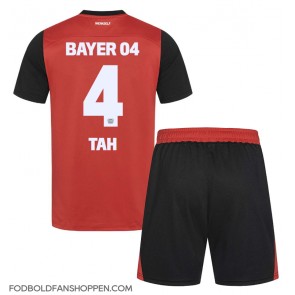 Bayer Leverkusen Jonathan Tah #4 Hjemmebanetrøje Børn 2024-25 Kortærmet (+ Korte bukser)